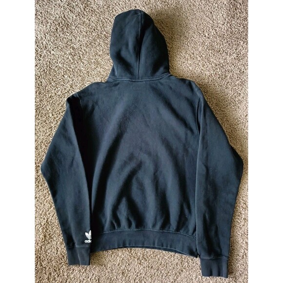 Adidas B For Breakfast Hoodie Men's Small Black Pockets Long Sleeve - Picture 6 of 8